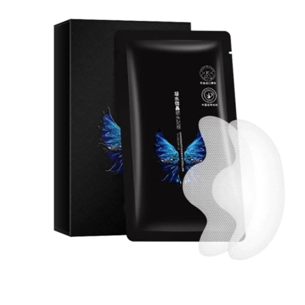 Water-condensing micro-crystal forehead mask